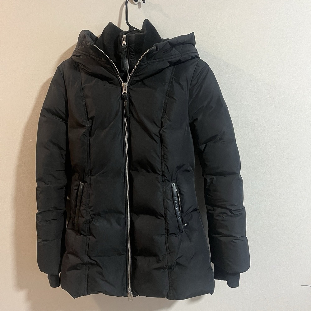 Mackage Black Hooded Puffer Jacket